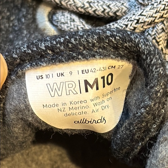 Z Allbirds Men's 10 Athletic Shoes in Dark Gray - Picture 3 of 6